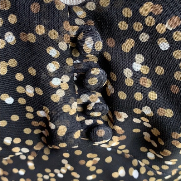 FLP Sleeveless Dress Size 12 Blk/Brown/Taupe/White - Picture 3 of 7